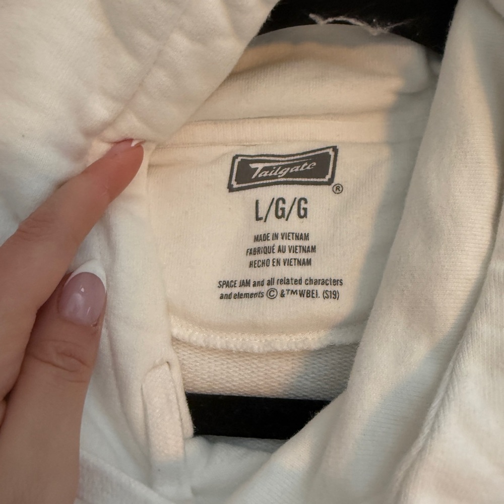 AE Tailgate Space Jam White Hoodie - Picture 8 of 11